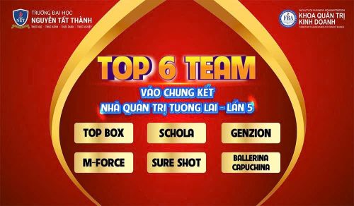 CUỘC THI “NHÀ QUẢN TRỊ TƯƠNG LAI” LẦN THỨ 5 – LỘ DIỆN 6 ĐỘI XUẤT SẮC BƯỚC VÀO VÒNG CHUNG KẾT!